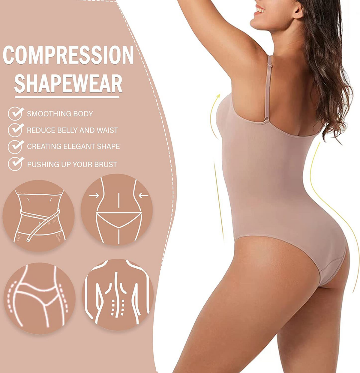 Faja Moldeadora Reductora de Cintura para Mujer