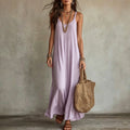Abril | Vestido Largo Boho de Tirantes