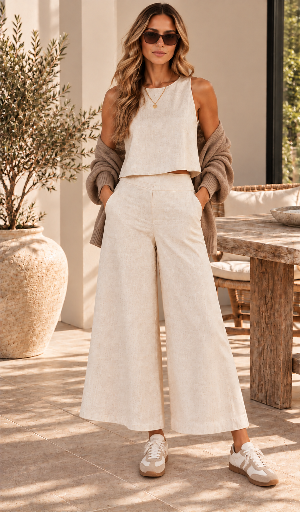 Conjunto Relax de Algodón para Mujer