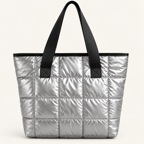Bolso Puffer con Cadena para Mujer